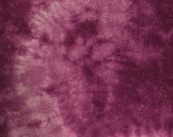 Hand dyed fabric