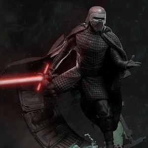 Kylo Ren Star Wars 3D STL files for 3D Printer, 3D Model, Movie Lover Gift, 3D Print Kylo Ren
