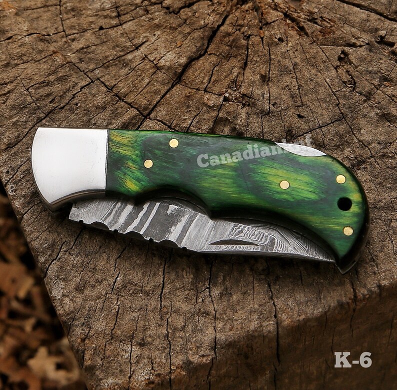 Pocket Folding Knife gift for friends Groomsmen gift Anniversary Gift for Husband Gift For Dad Birthday Gift for Boyfriend image 10