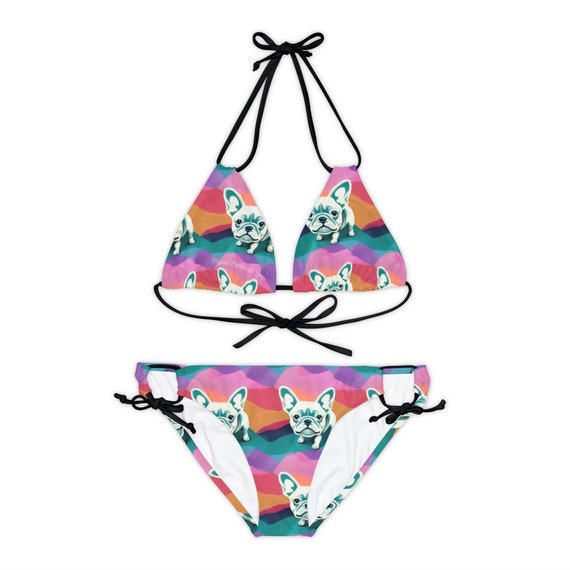 FRENCH BIKINI SET Bulldog Bikini Set Comfy Bikini Set Sexy Swim