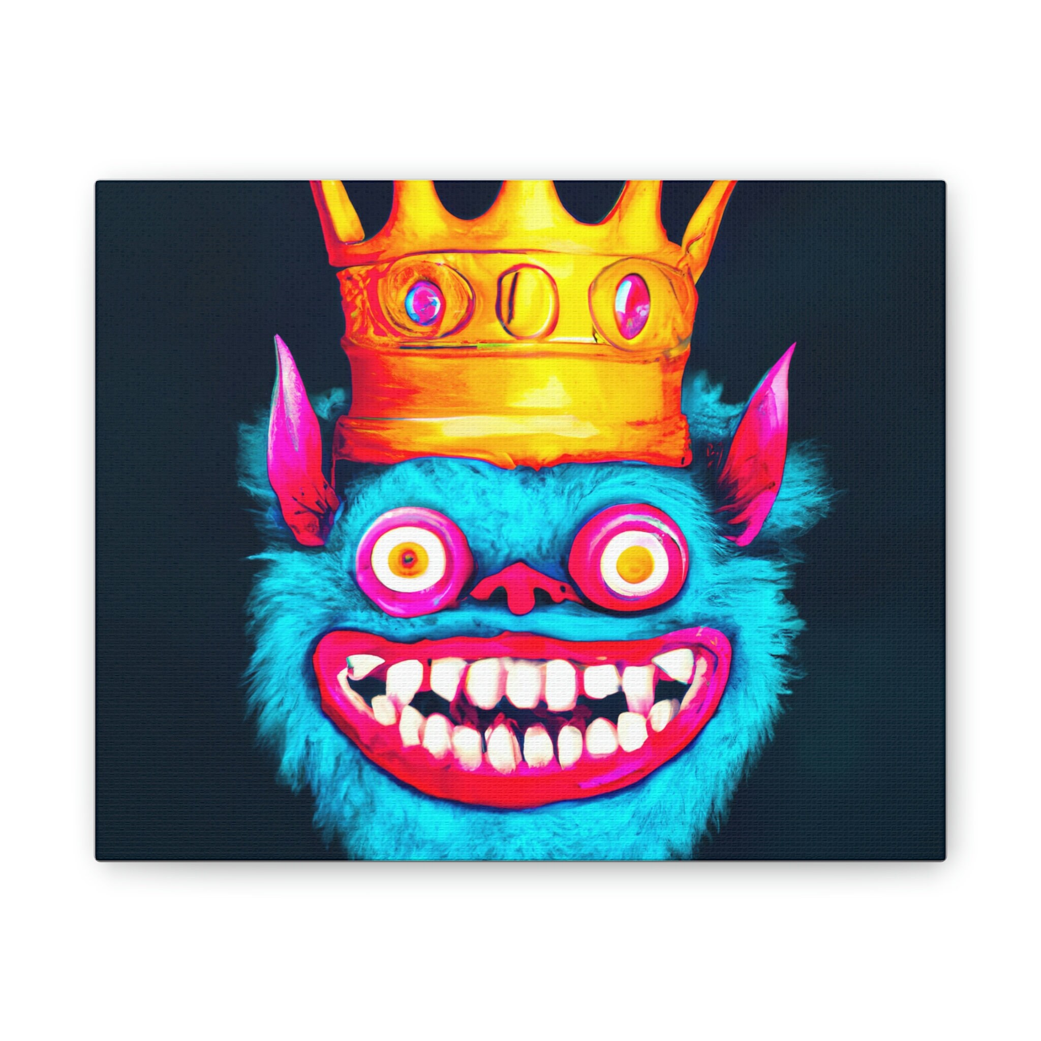 Troll King Monster Wall Art, Spooky Decor Gothic Wall Art, Gothic Decor