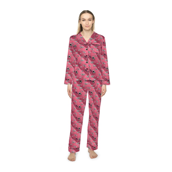 SHARK Lovers Soft PAJAMA SET Scuba Diving Gift Pink Pajamas