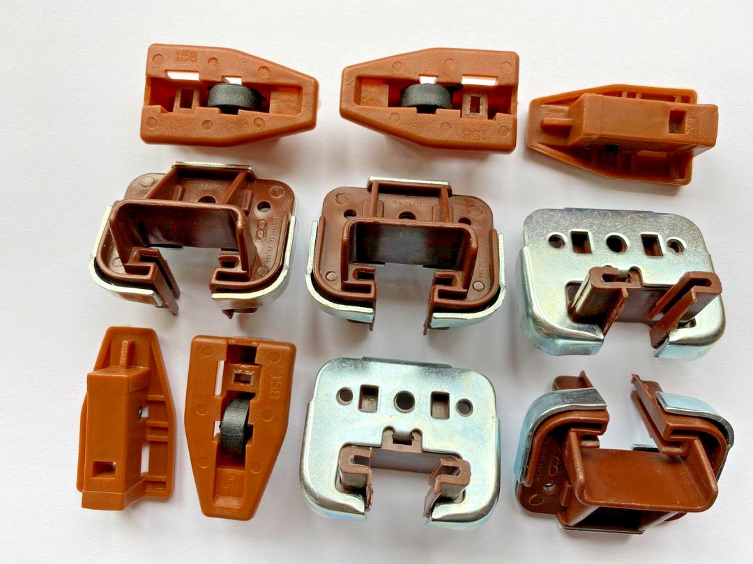 Set of 5 Kenlin Rite Trak I Drawer Guide Glide Stop Roller Etsy