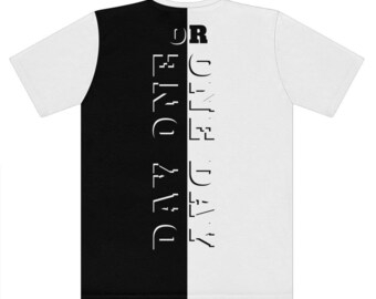 Es una elección Sublimación de corte y costura premium Camiseta unisex