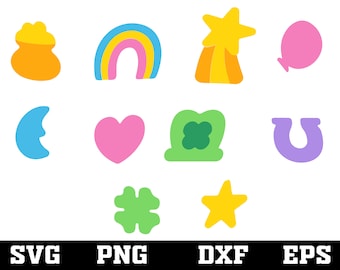Lucky Charms Svg , lucky charm png , shamrock svg ,  Lucky Charms Clipart