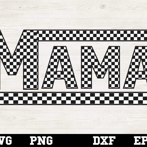 checkered mama svg png , mama svg , racing mama svg , trendy mom svg , mama tshirt design