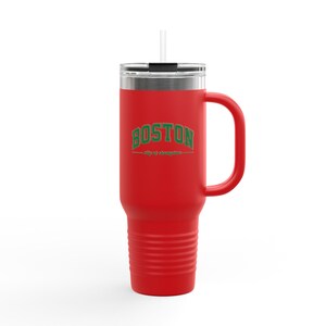 Taza de viaje Boston City of Champions: vaso térmico de acero inoxidable de 40 oz imagen 7