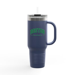 Taza de viaje Boston City of Champions: vaso térmico de acero inoxidable de 40 oz imagen 9