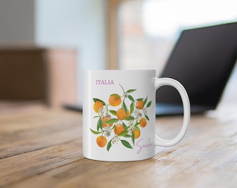 Sicilia Italy Coffee Mug: Italian Vacation Souvenir