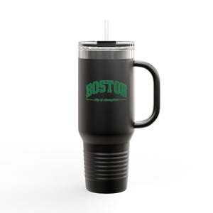 Taza de viaje Boston City of Champions: vaso térmico de acero inoxidable de 40 oz imagen 3