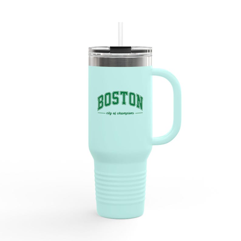 Taza de viaje Boston City of Champions: vaso térmico de acero inoxidable de 40 oz imagen 5