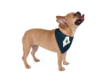 Bandera del estado de Maine de 1901, pañuelo para mascotas