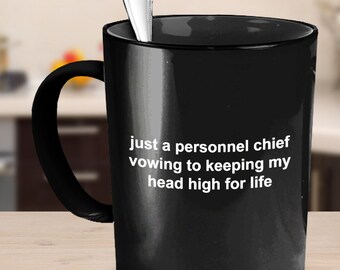 Personnel Chief, Gift for HR Manager, Office Manager, Human Resources Present, Boss Coffee Mug, Supervisor, Office Chief Present, Best Boss