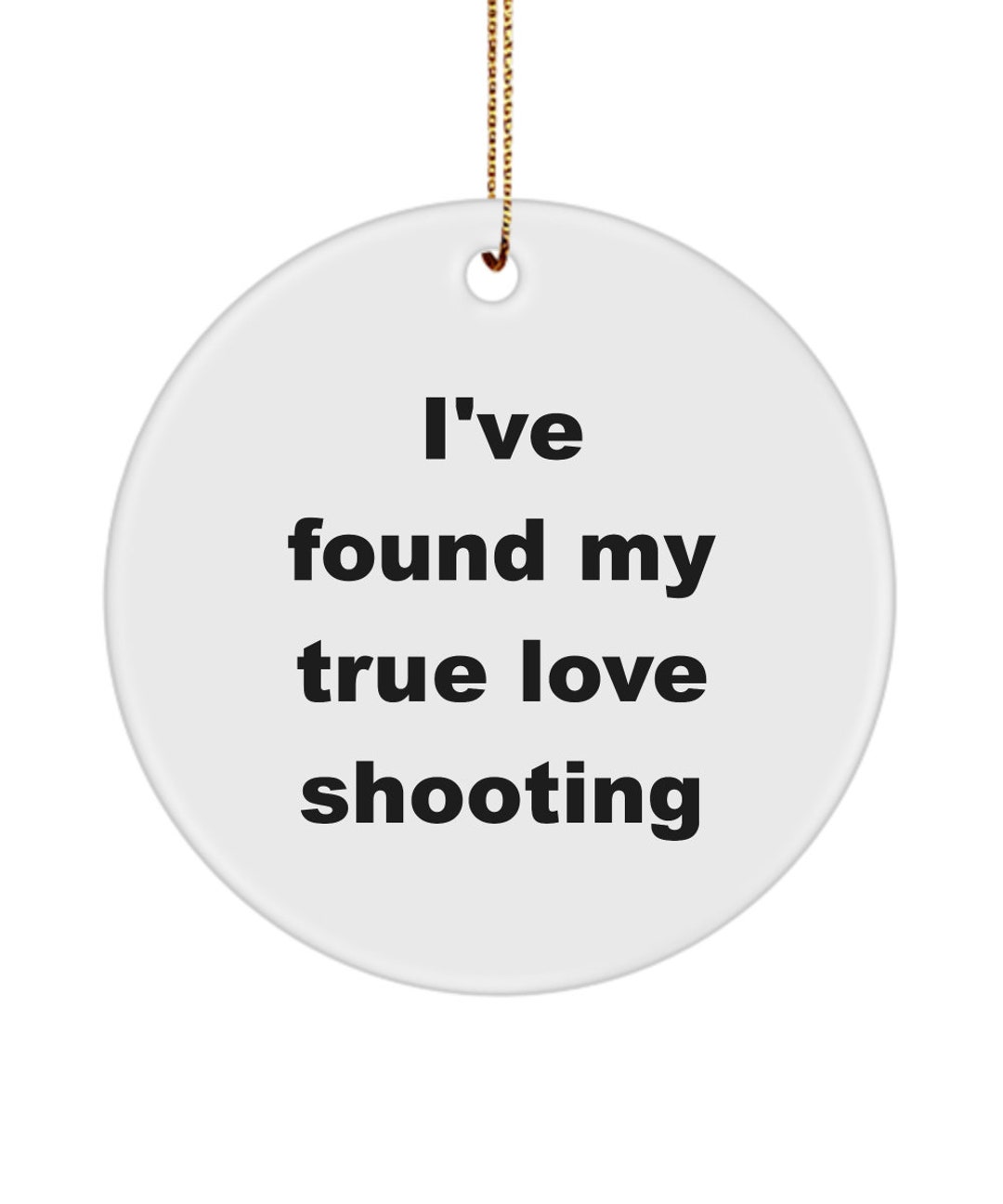 Shooting, Gift Ornament, for Gun Lover, Outdoor Sports, Shooting Range, Gun Enthusiast, Shooting