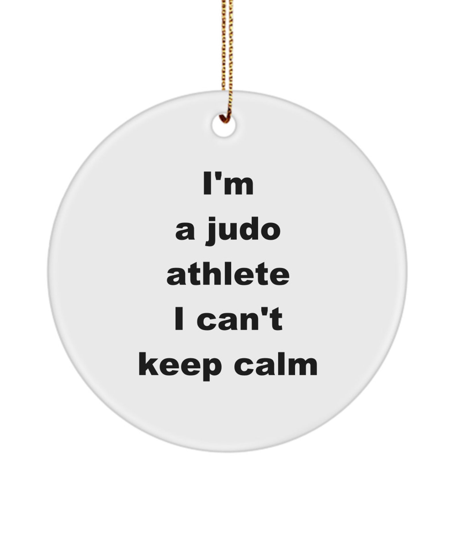 Judo Athlete, Ornament, Martial Arts Gift, Sports Enthusiast, Judo