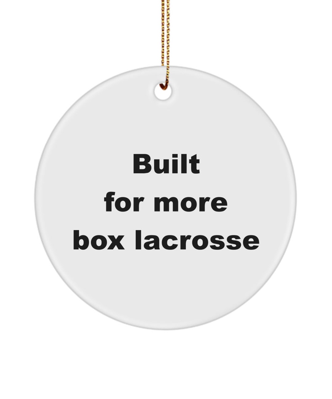 Box Lacrosse, Ornament, Boxla, Indoor Lacrosse, Box Lacrosse Gift, Lax