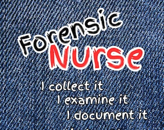 Forensic Nurse - Denim Hardcover Journal