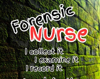 Forensische Krankenschwester - Mooswand