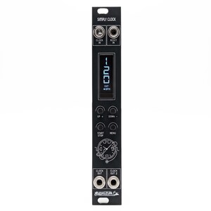 Simply CLOCK Eurorack Master Clock Module 4HP – Clock Divider & Multiplier, 1-400 BPM, Reset, OLED – Bigzun Modular Synth
