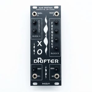 BIGZUN XOR Drifter – Dubbel drönarsynth | XOR Logic Noise Module | Experimentell glitch-drönargenerator | Eurorack 10HP