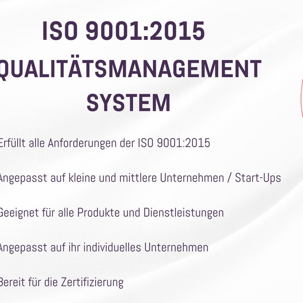 ISO 9001 | Vorlagen & Muster Paket