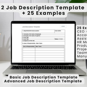 Job Description Template | 25 Examples | Basic & Advanced Template | MS Word | Editable | HR | New Hire