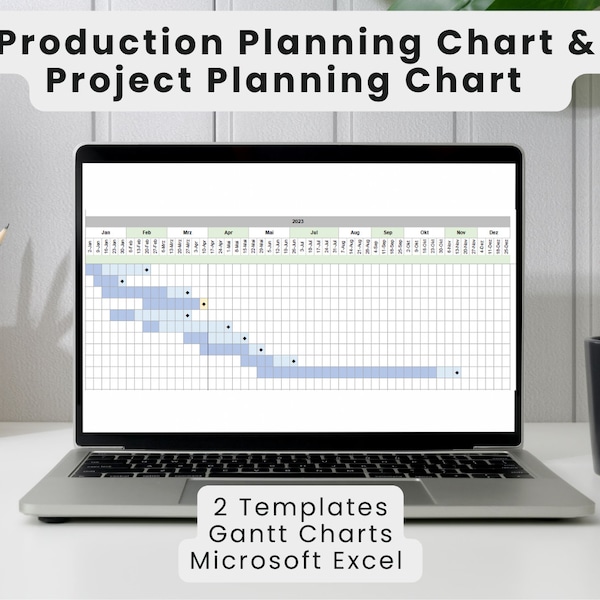 Grafico di pianificazione della produzione | Grafico di pianificazione del progetto | Diagrammi di Gantt | Gestione del progetto | Eccellere