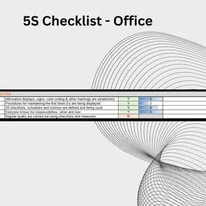 5S Audit Checklist | Manufacturing | Office | Dashboard | Scoring ...