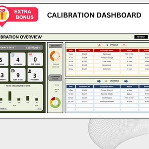 Maintenance Schedule Register Excel Template: Maintenance Planner, Maintenance Tracker, Mainteance Cost. Bônus Calibration Register Bild 8