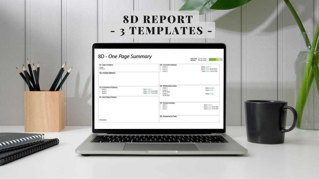 8D-Report | Root Cause Analysis | Problem Solving | Ishikawa | 5-Why ...