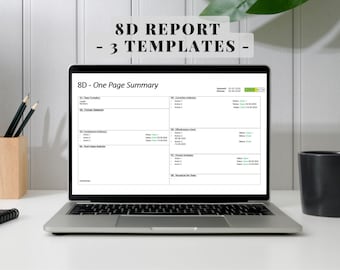 essay plan template printable 8D-Report | Root Cause Analysis | Problem Solving | Ishikawa | 5-Why