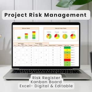 Project Risk Management | Kanban board | Risk Matrix | excel | risk assessment