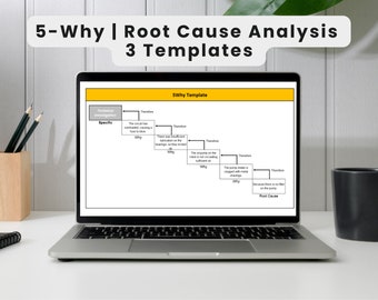 5-Why Templates | Root Cause Analysis | 3 Templates | Excel