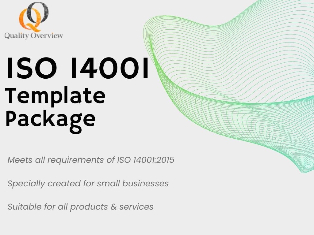 ISO 14001 Template Package Etsy ISO 14001 Template Package Etsy