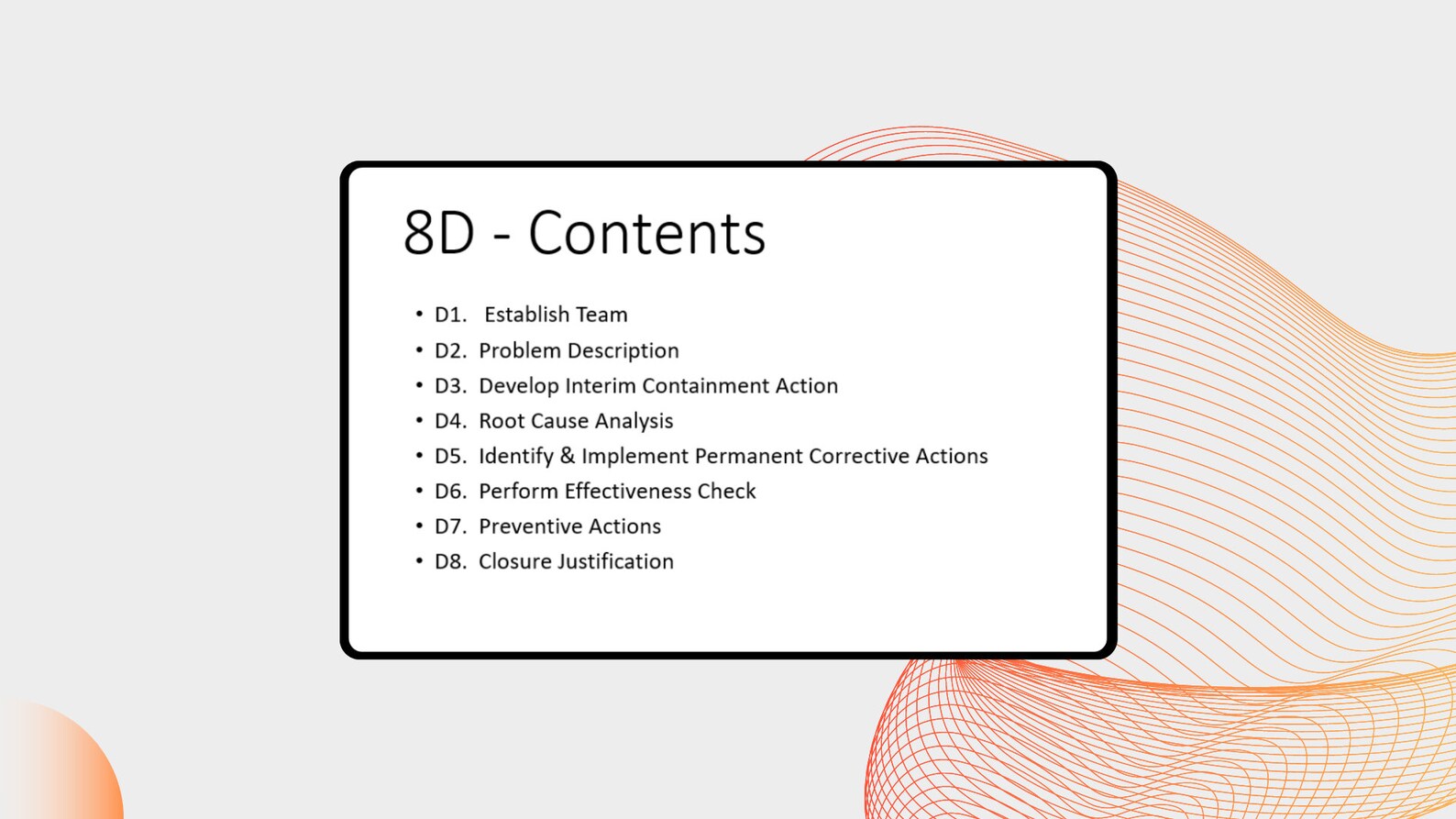 8D-Report | Root Cause Analysis | Problem Solving | Ishikawa | 5-Why ...