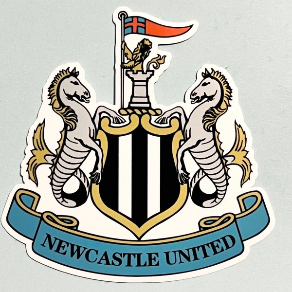 Newcastle United Car Sticker Etsy