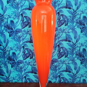 Vintage Cased Art Glass Vase