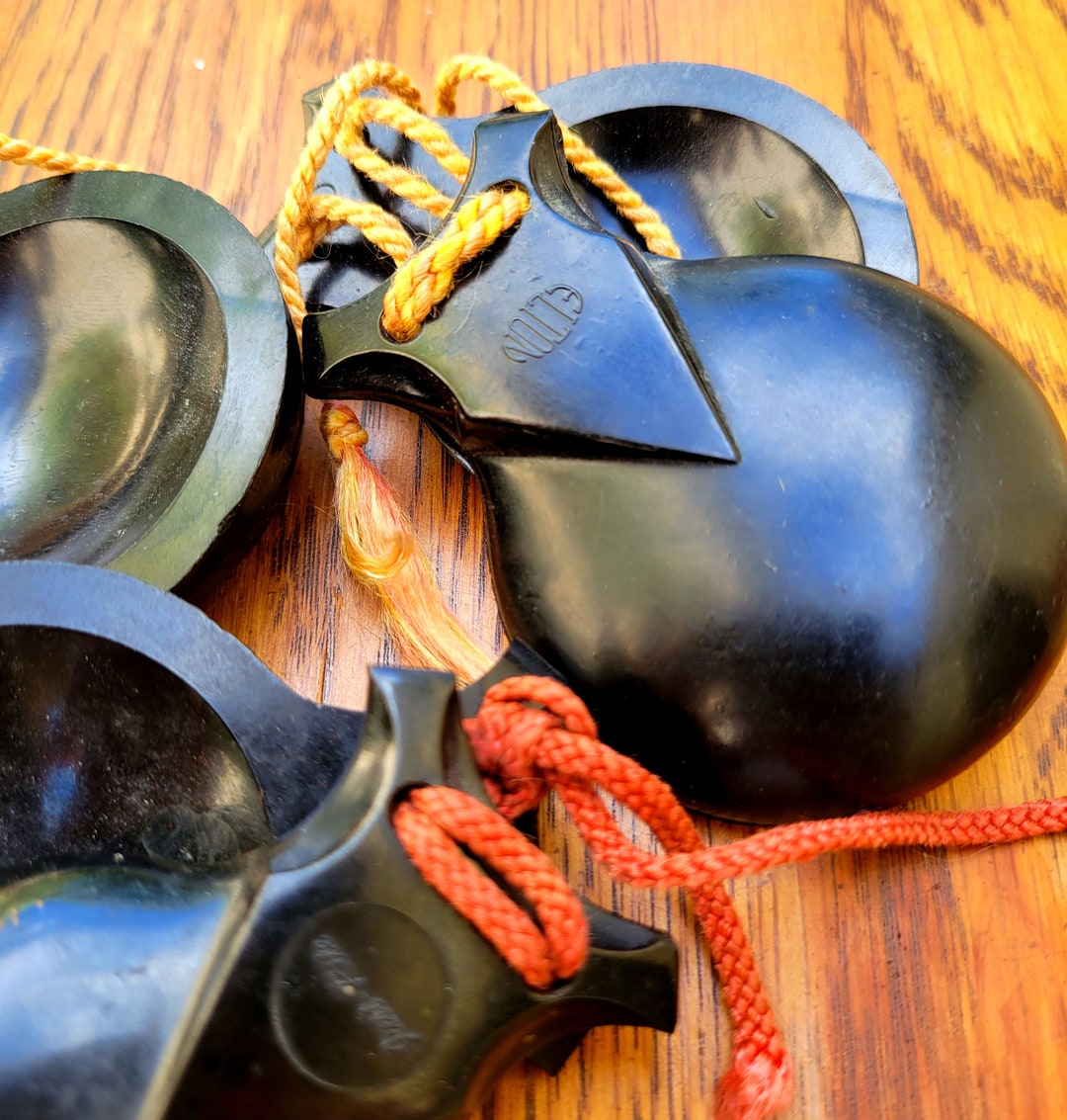 Vintage Elton 500B Spanish finger Clackers Etsy