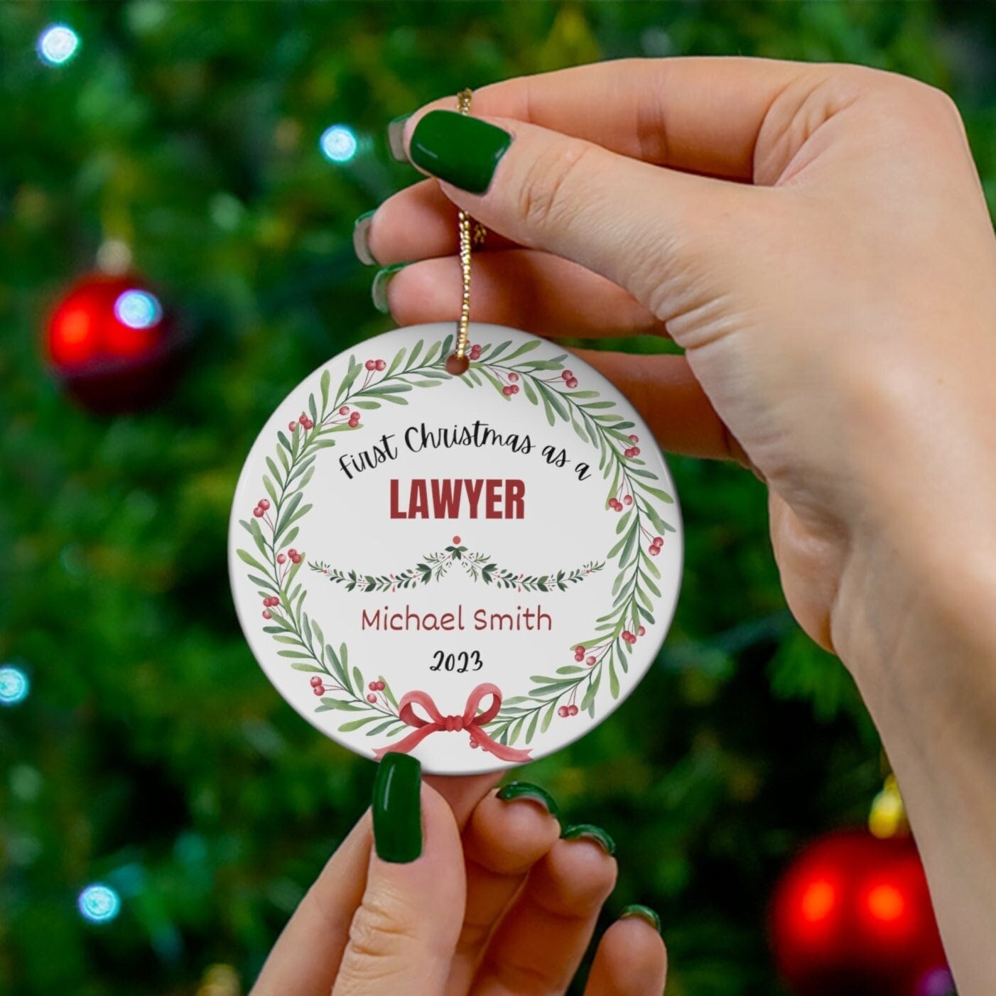 Lawyer Christmas Ornaments 