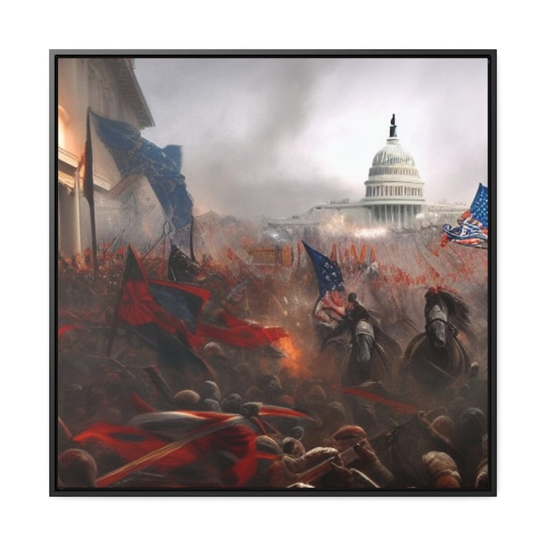 Divided We Fall Christian Art 666 Art Horsemen Named Divide Etsy