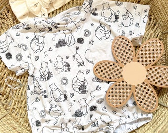 Oh Bother Bamboo pocket romper