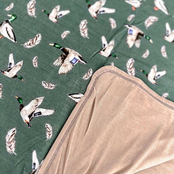 Mallard Madness bamboo blanket