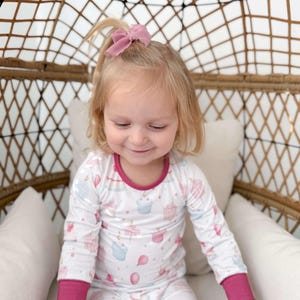 Birthday Cake bamboo two piece set