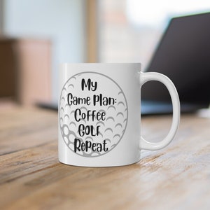 Golf Coffee Mug: Golfer Gift, Grandpa Cup