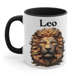 12 Astrology Sign Mugs in 4 Colors - Zodiac Mugs -Celestial Mugs, Custom Zodiac Accent Mug – Star Sign Gift – Horoscope Mug – Personalized