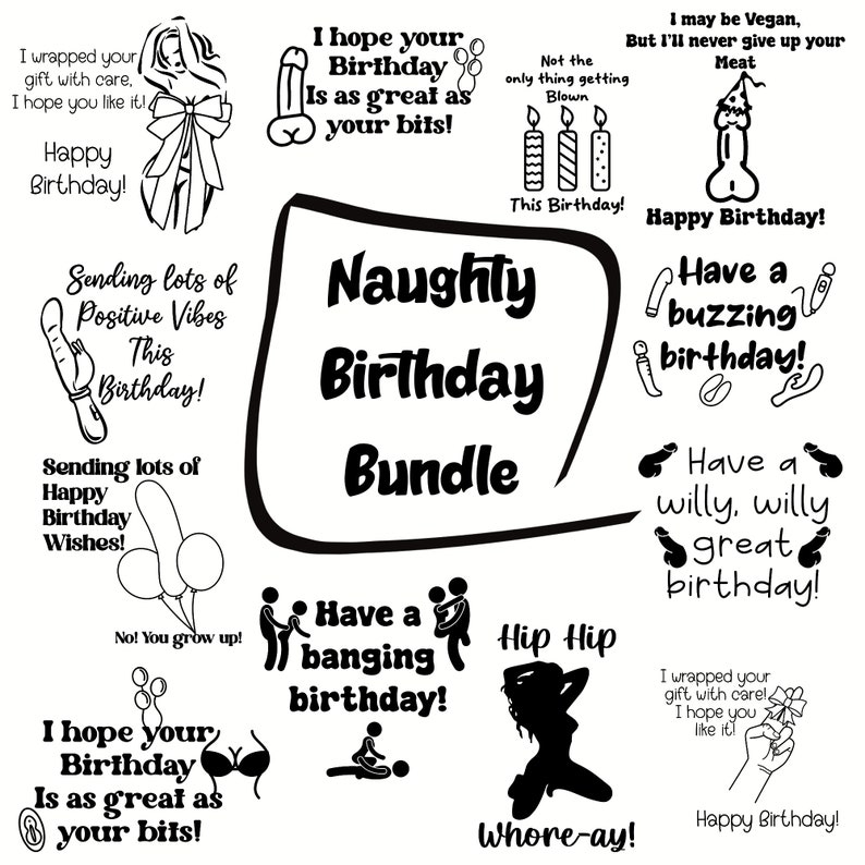 Free Printable Naughty Birthday Cards