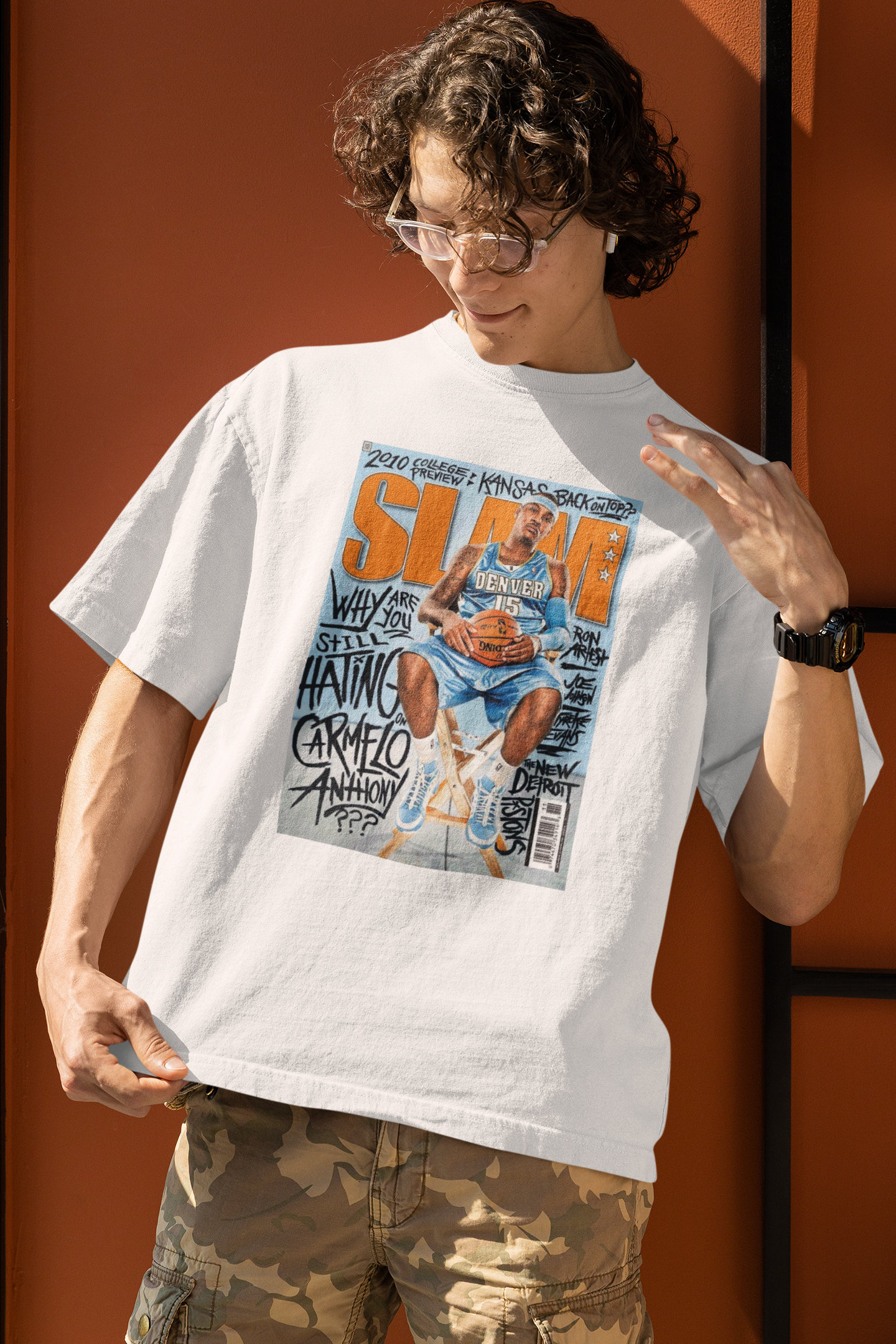 CARMELO ANTHONY 90s Retro Vintage T Shirt New Men Women Size T-Shirt - PH492