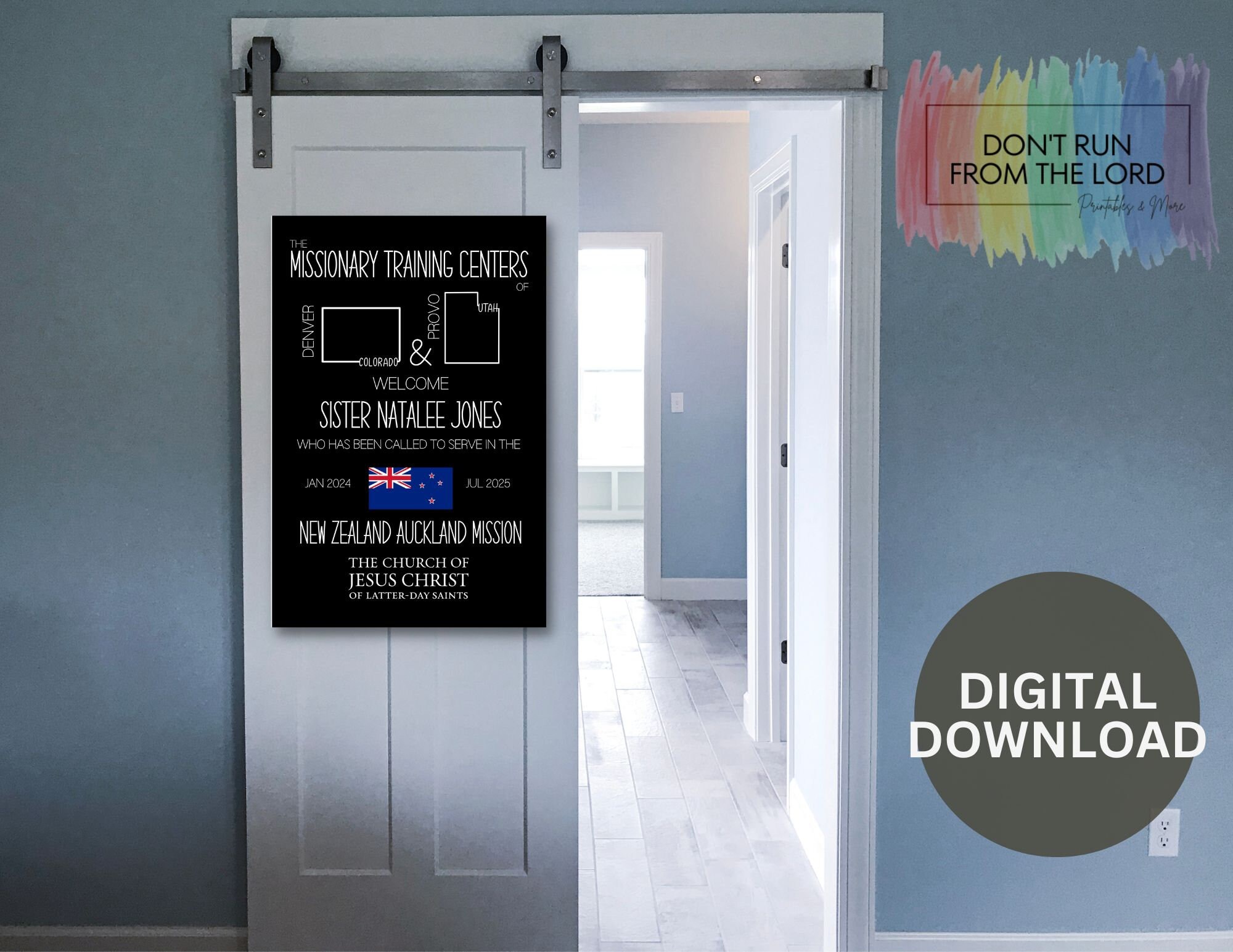 Custom Missionary Printable Poster, Home MTC, LDS Digital Download ...