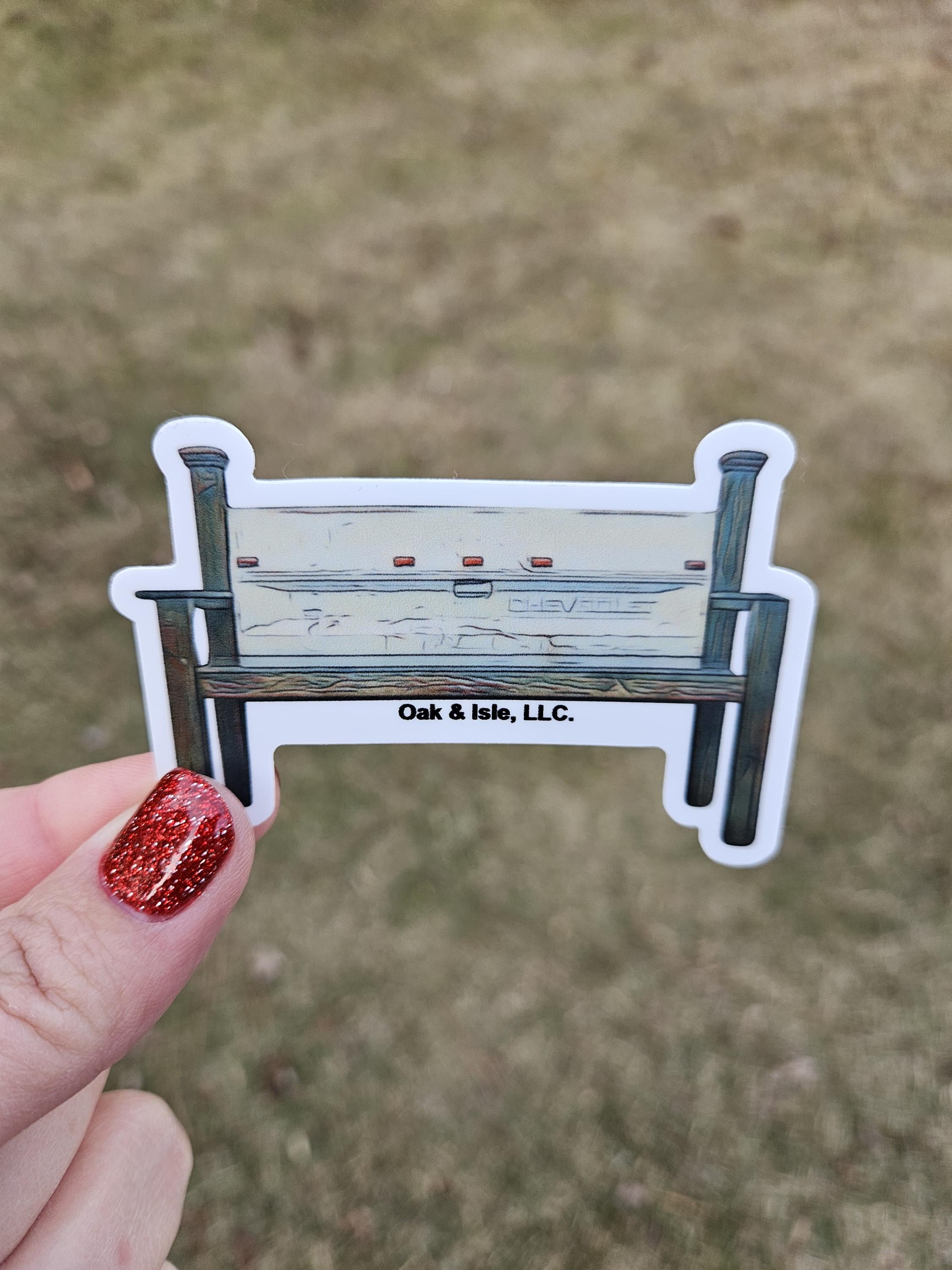 Tailgate Bench Stickers - Etsy