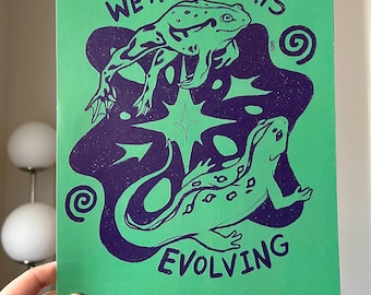 Always Evolving - Amphibians Art Print